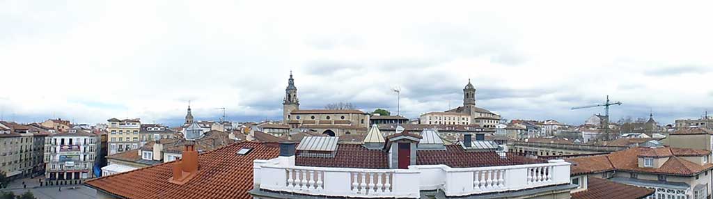Vistas desde la oficina de abogados en Vitoria
